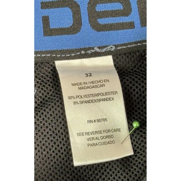 Denali Stretch Shorts Heather Navy Flat Front Mens 32 - Picture 5 of 10